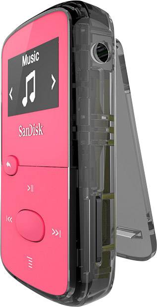 SanDisk Clip Jam™ MP3-Player 8 GB Pink Befestigungsclip, FM Radio
