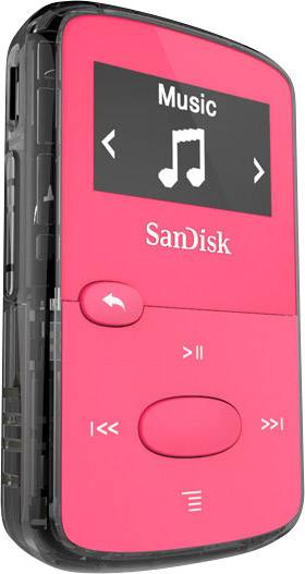 SanDisk Clip Jam™ MP3-Player 8 GB Pink Befestigungsclip, FM Radio