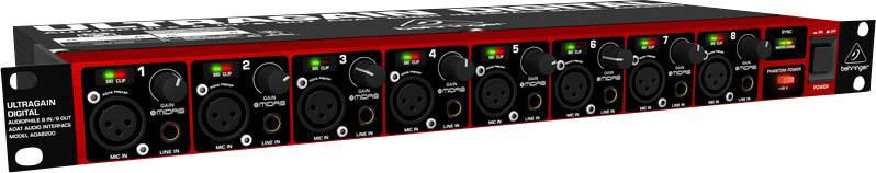 Audio Interface Behringer ADA8200 Monitor-Controlling