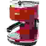DeLonghi Icona ECO311.R Espressomaschine mit Siebträger Rot, Silber 1100 W E.S.E. Pad kompatibel, m