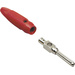 BKL Electronic 072180 Büschelstecker Stecker, gerade Stift-Ø: 4 mm Rot