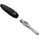 TRU Components Büschelstecker Stecker, gerade Stift-Ø: 4mm Schwarz 1St. TRU Components Büschelstecker Stecker, gerade Stift-Ø: 4mm Schwarz 1St.