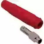 TRU Components Laborbuchse Kupplung, gerade Stift-Ø: 4mm Rot 1St. TRU Components Laborbuchse Kupplung, gerade Stift-Ø: 4mm Rot 1St.