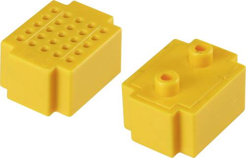 TRU COMPONENTS Steckplatine Gelb Polzahl Gesamt 25 (L x B) 20 mm x 15 mm