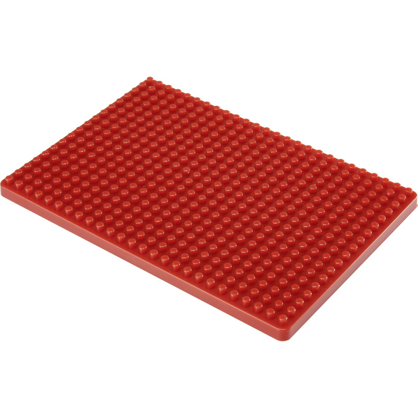 Steckplatine Montageplatte Rot Polzahl Gesamt 468 (L x B) 132mm x 92mm 1St.