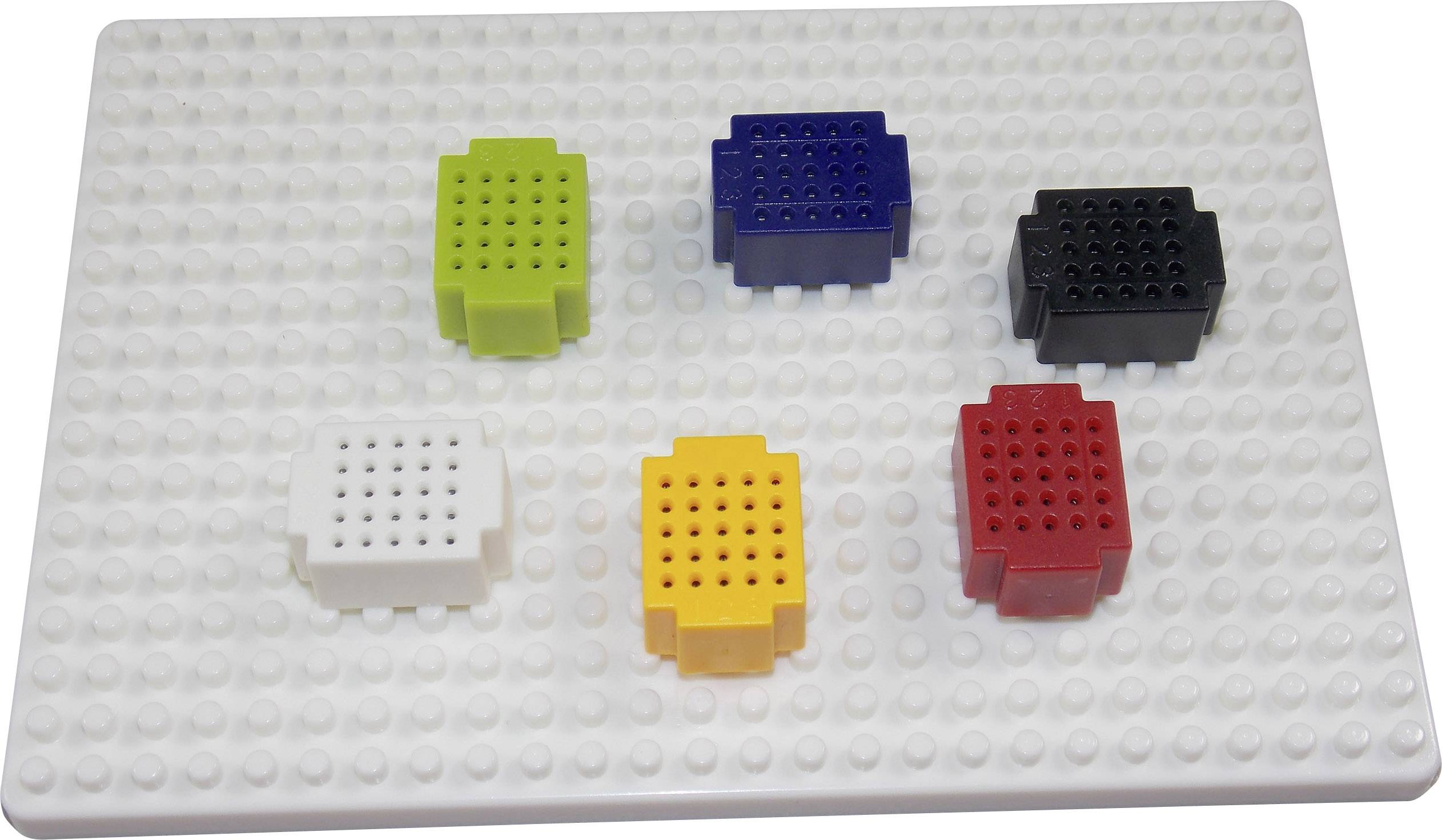 TRU COMPONENTS Steckplatine Gelb Polzahl Gesamt 25 (L x B) 20 mm x 15 mm