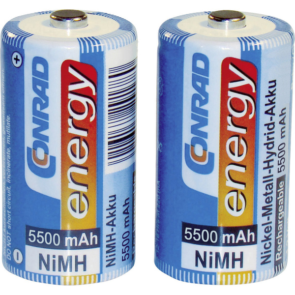 energy HR14 Pile rechargeable LR14 (C) NiMH 5500 mAh 1.2 V 2 pc(s