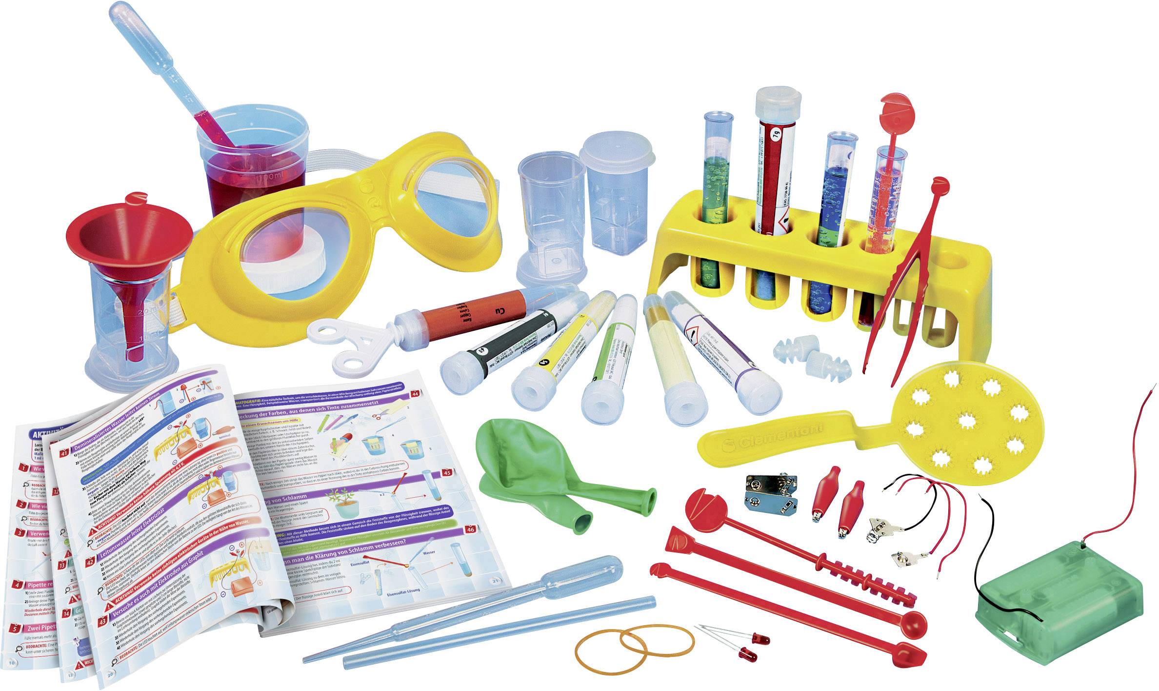 Clementoni Galileo - Der große Chemiekasten 69457.0 Experimentierkasten ab 8 Jahre