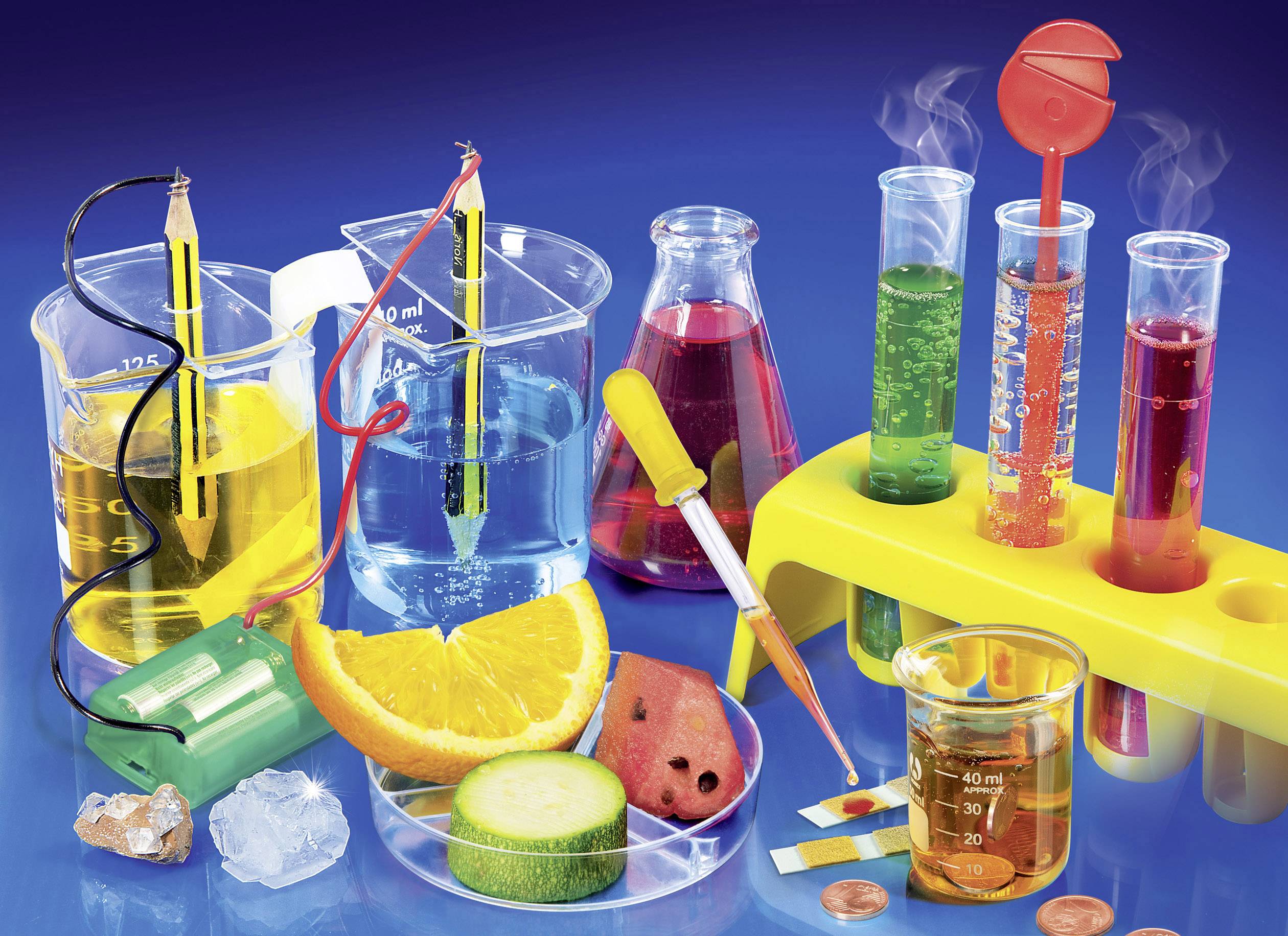 Clementoni Galileo - Der große Chemiekasten 69457.0 Experimentierkasten ab 8 Jahre