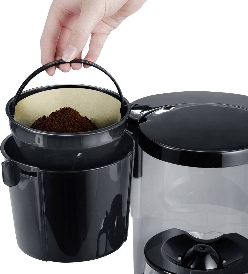 Severin KA 4479 Kaffeemaschine Schwarz Fassungsvermögen Tassen=10 Warmhaltefunktion