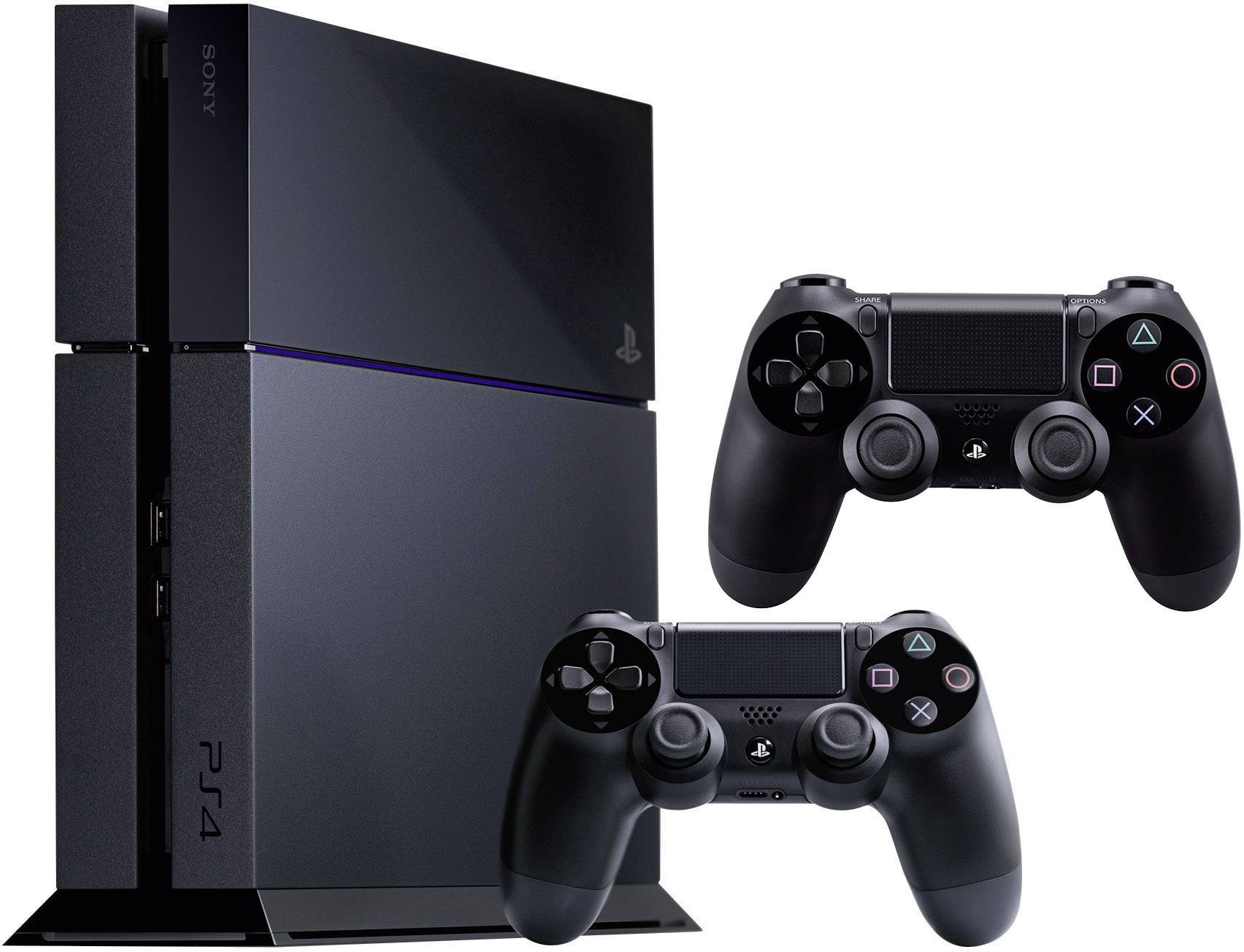 Sony Playstation® 4 Konsole 500 GB Schwarz inkl. 2 Wireless Controller