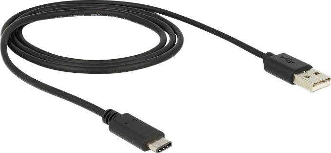 Delock USB-Kabel 1.00 m Schwarz 83600