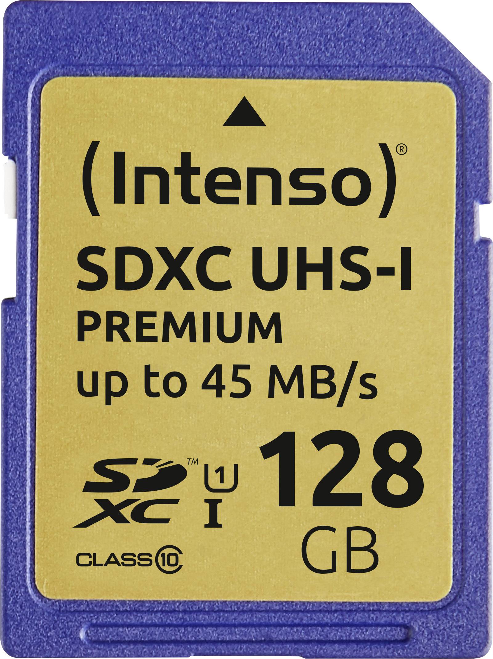 Intenso Premium SDXC-Karte 128 GB Class 10, UHS-I