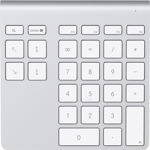 Belkin YourType Tastatur Bluetooth® Silber, Weiß