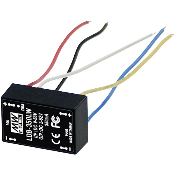 Mean Well DC/DC-LED-Driver MW LDB-600LW 600mA 18W 1St. Mean Well DC/DC-LED-Driver MW LDB-600LW 600mA 18W 1St.