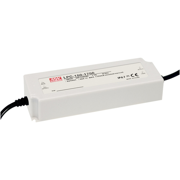 Mean Well LPC-150-2100 LED-Treiber Konstantstrom 151W 2.1A 36 - 72 V/DC nicht dimmbar, Überlastschutz 1St.