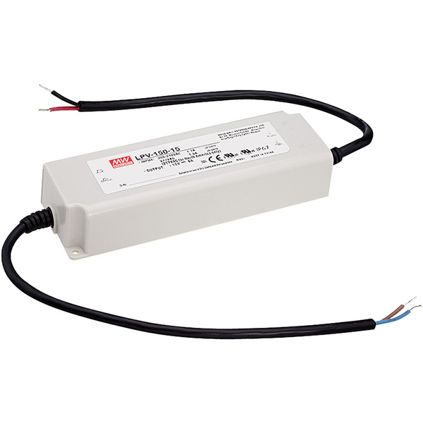 Mean Well LPV-150-15 LED-Trafo Konstantspannung 120W 0 - 8A 15 V/DC nicht dimmbar, Überlastschutz 1St.