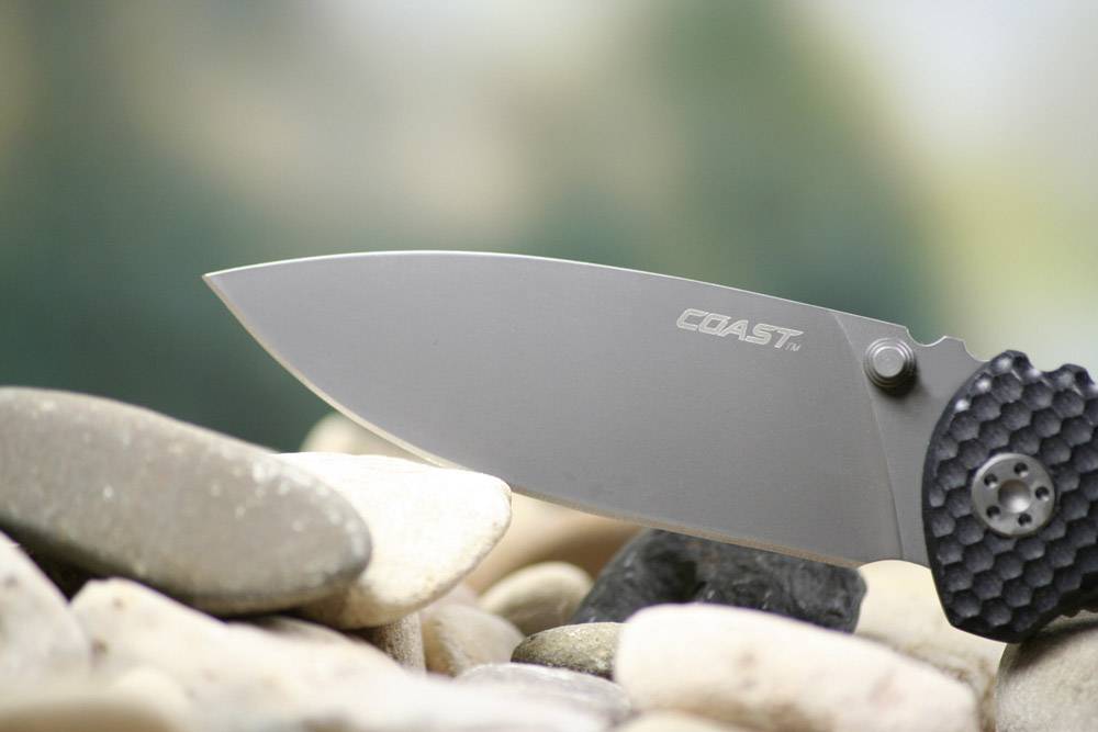 Coast FX352 19999 Outdoormesser mit Clip Schwarz