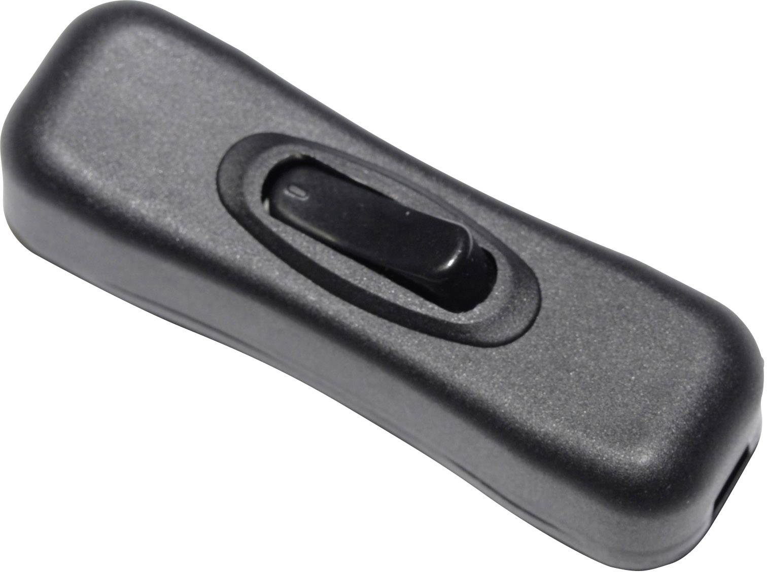 TRU COMPONENTS Schnurschalter Schwarz 1 x Aus/Ein 2A 1St.