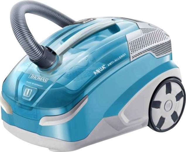 Thomas Staubsauger Aqua+ Anti Allergy 1600 W Türkis, Grau
