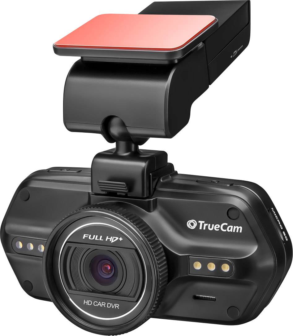TrueCam A7s Dashcam mit GPS Blickwinkel horizontal max.=130 ° 12 V, 24 V Display, Mikrofon, Akku
