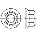 TOOLCRAFT 137208 Sicherungsmuttern M6 DIN 1664 Stahl galvanisch verzinkt 100St.