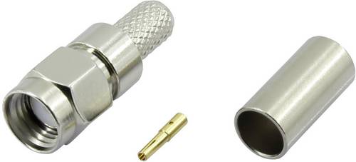 TRU COMPONENTS SMA-JC-RG58-1 1372236 SMA-Reverse-Steckverbinder Stecker, gerade 50 Ω