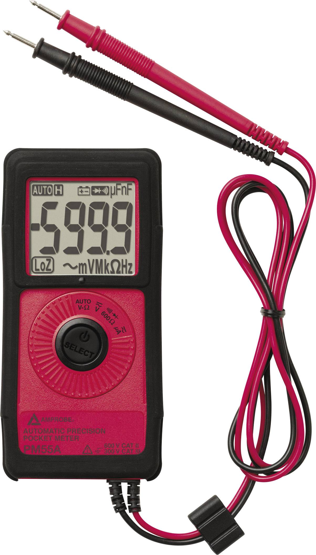 Beha Amprobe PM55A Hand-Multimeter digital CAT II 600 V, CAT III 300V Anzeige (Counts): 6000