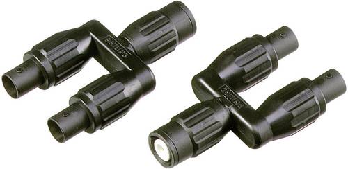 PM9093 Messadapter BNC-Stecker - BNC-Buchse berührungssicher Schwarz