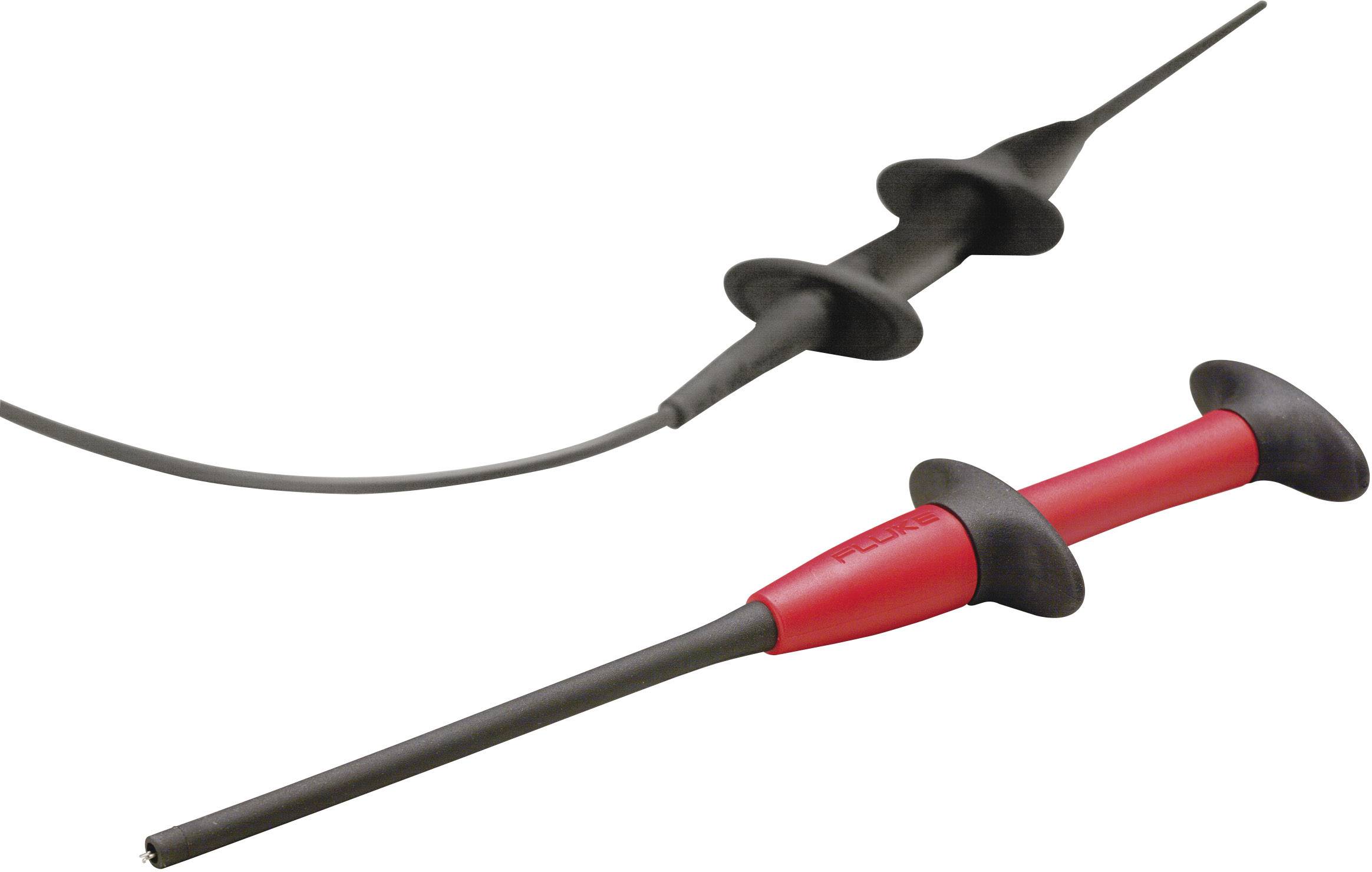 Fluke AC283A Sicherheits-Abgreifklemmen-Set Buchse 4mm CAT IV 600 V, CAT III 1000V Rot, Schwarz