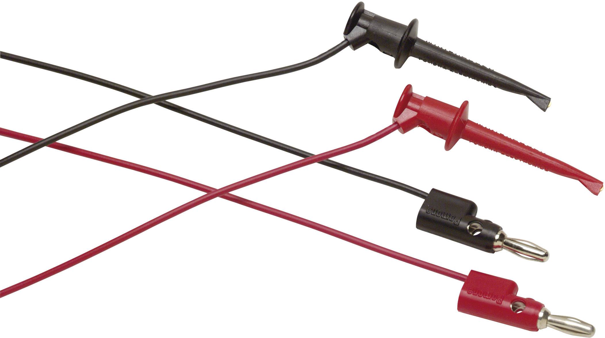 Fluke TL940 Messleitungs-Set Abgreifklemmen Bananenstecker 4mm 0.90m Rot, Schwarz 1St.