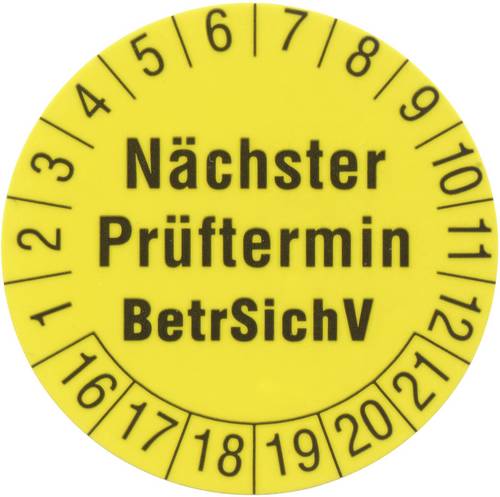 Beha Amprobe 2145956 1238D Prüfetiketten 1 St.