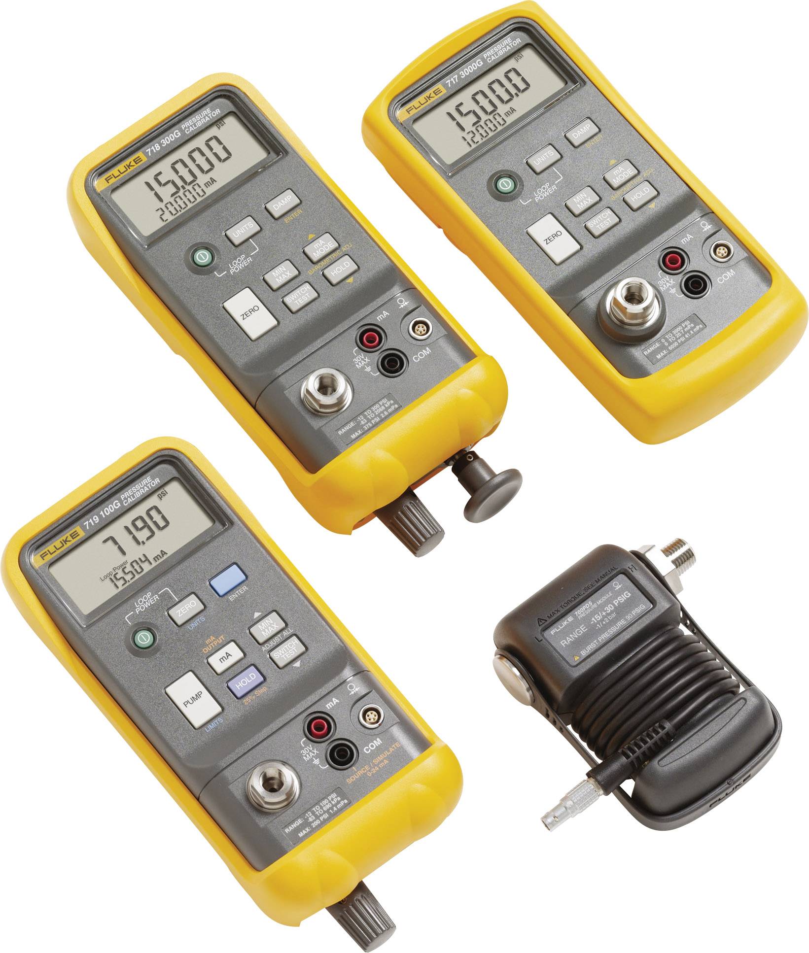 Fluke 717-15G Kalibrator Druck, Strom 1 bar