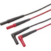 Fluke TL224 Sicherheits-Messleitungs-Set [Lamellenstecker 4mm - Lamellenstecker 4 mm] 1.50m Schwarz, Rot 1St.