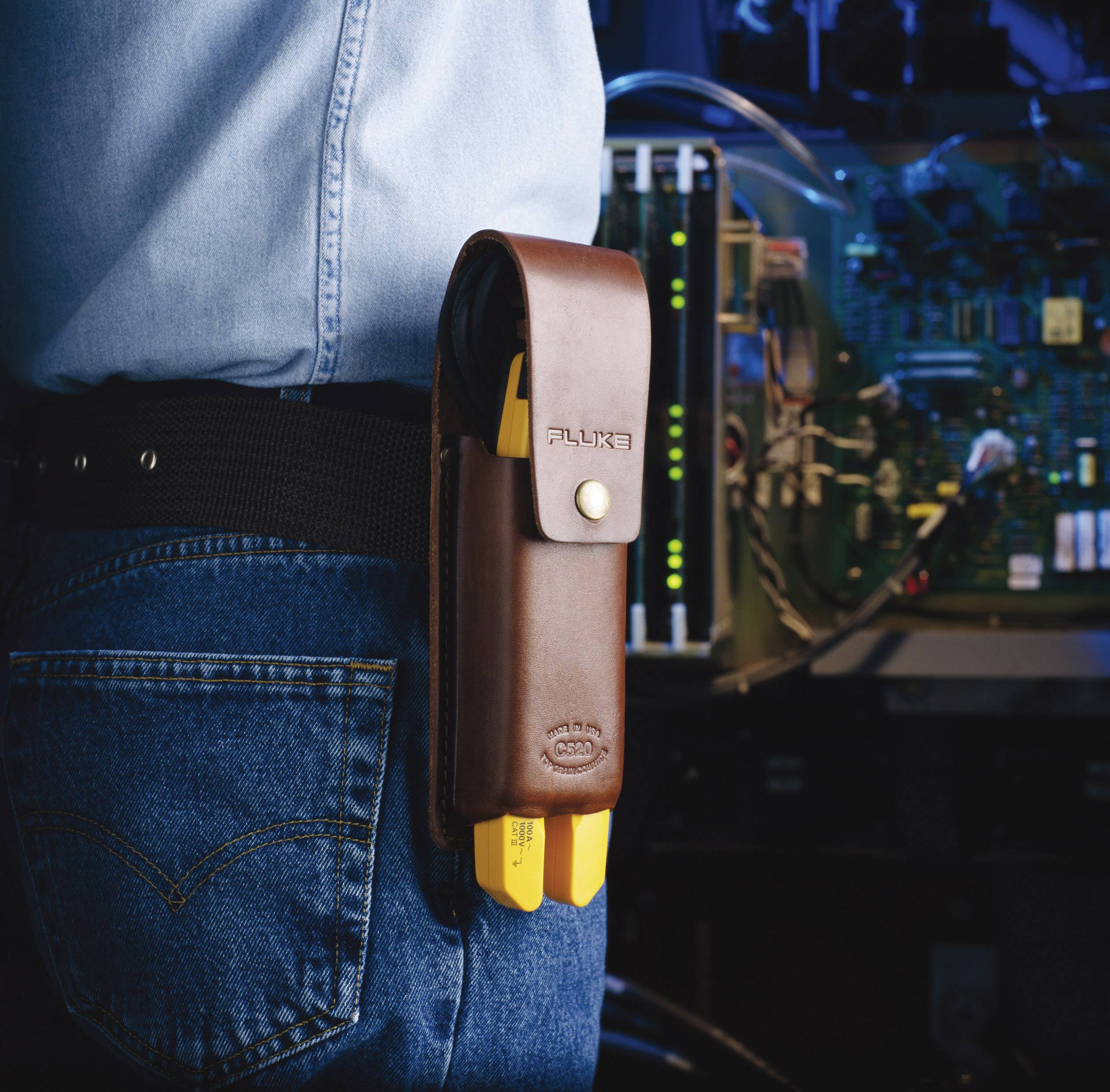 Fluke 1629104 C520A Messgerätetasche Passend für (Details) Fluke T3, Fluke T5