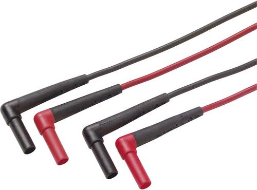 Fluke TL222 Sicherheits-Messleitungs-Set Lamellenstecker 4 mm Lamellenstecker 4 mm 1.50 m Schwarz