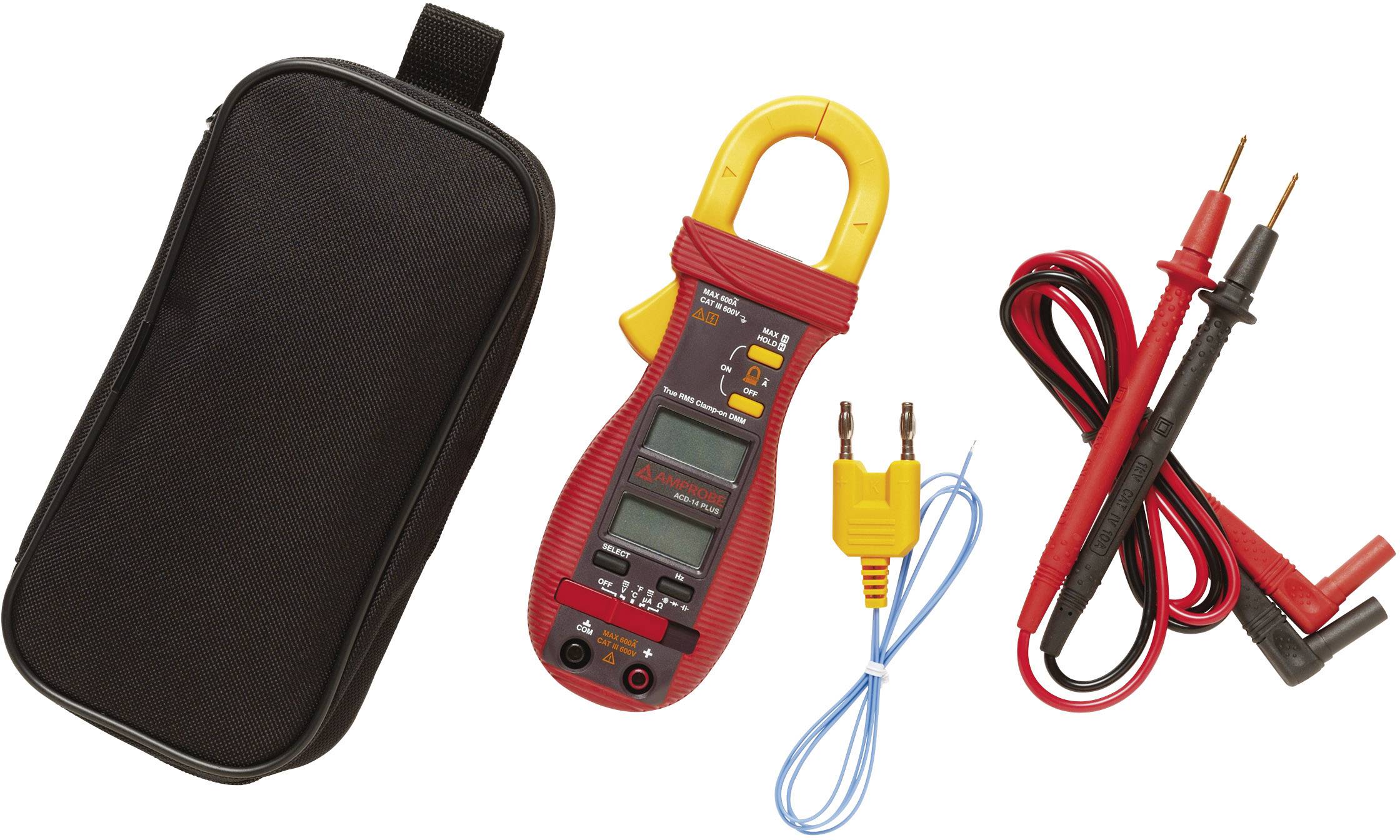 Beha Amprobe ACD-14 PLUS-D Hand-Multimeter, Stromzange digital CAT III 600 V Anzeige (Counts): 4000