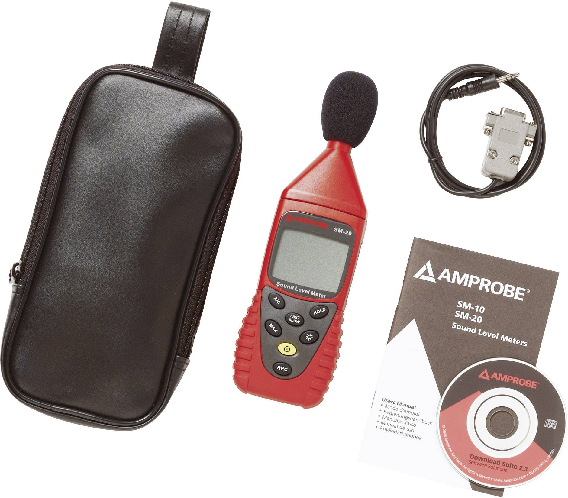 Beha Amprobe Schallpegel-Messgerät Datenlogger SM-20A 30 - 130 dB 31.5 Hz - 8 kHz USB
