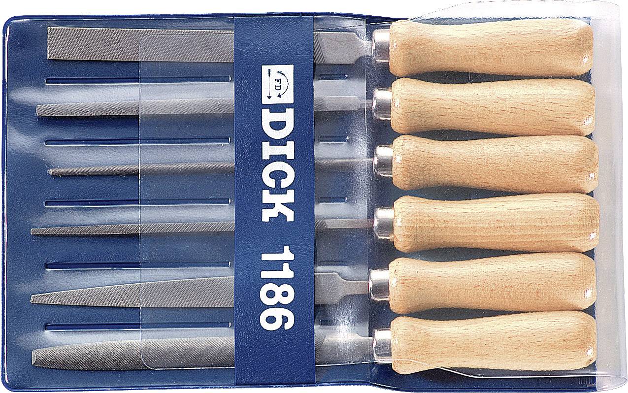 Dick 11861020 Schlüsselfeilen-Satz 6tlg. Hieb-Länge 100 mm 1 Set