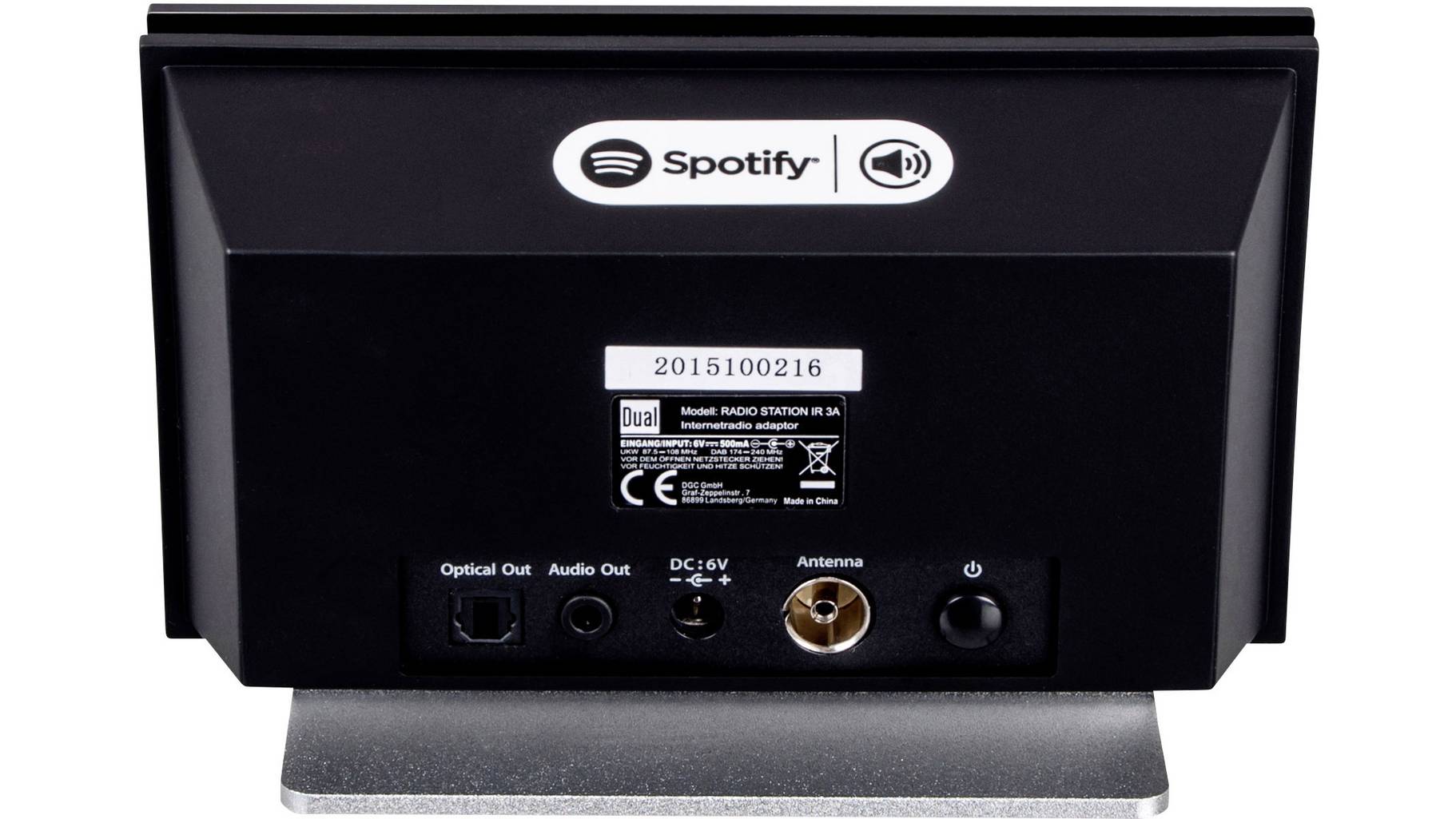 Dual IR 3A Internet Radio-Adapter DAB+, UKW Bluetooth®, Internetradio ...