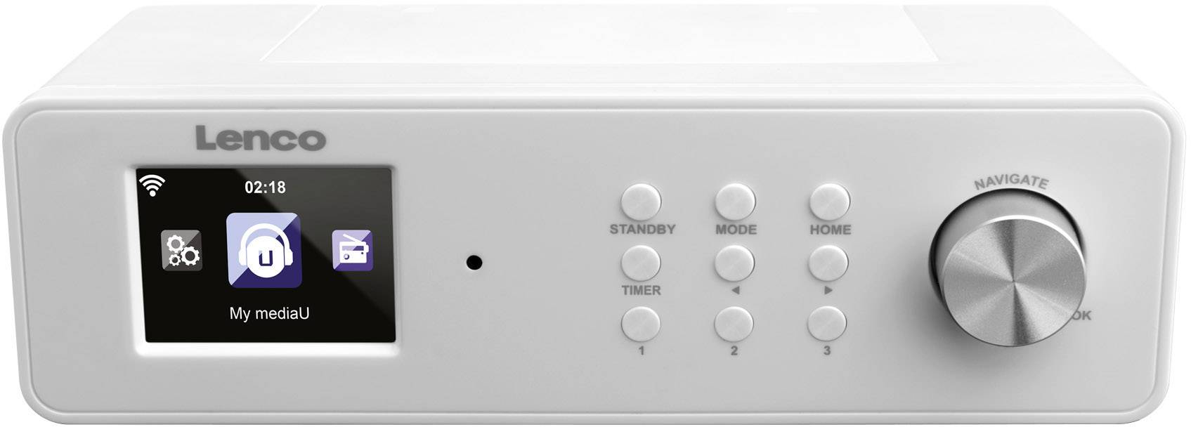 Lenco KCR-2014 - Netzwerk-Audio-Player - 4 Watt (Gesamt)