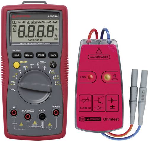 Bundle 1 AM-510-EUR Hand-Multimeter CAT III 600V