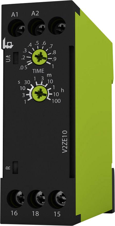 Tele 125110 V2ZE10 24-240V AC/DC Zeitrelais Monofunktional 1 St. Zeitbereich: 0.05 s - 100 h 1 Wech
