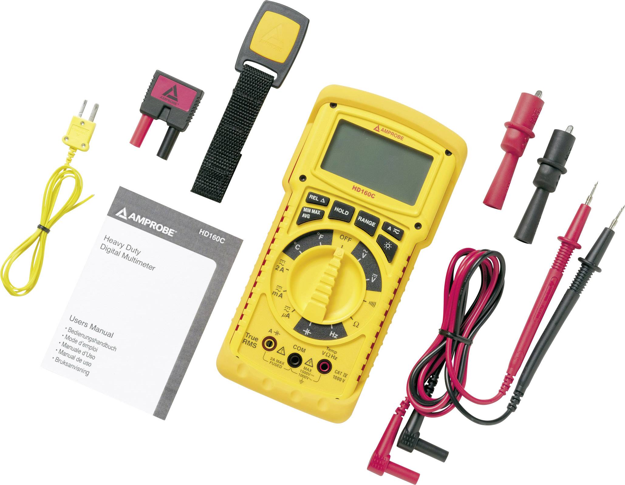Beha Amprobe HD160C Hand-Multimeter digital Wasserdicht (IP67) CAT IV 1000 V Anzeige (Counts): 9999