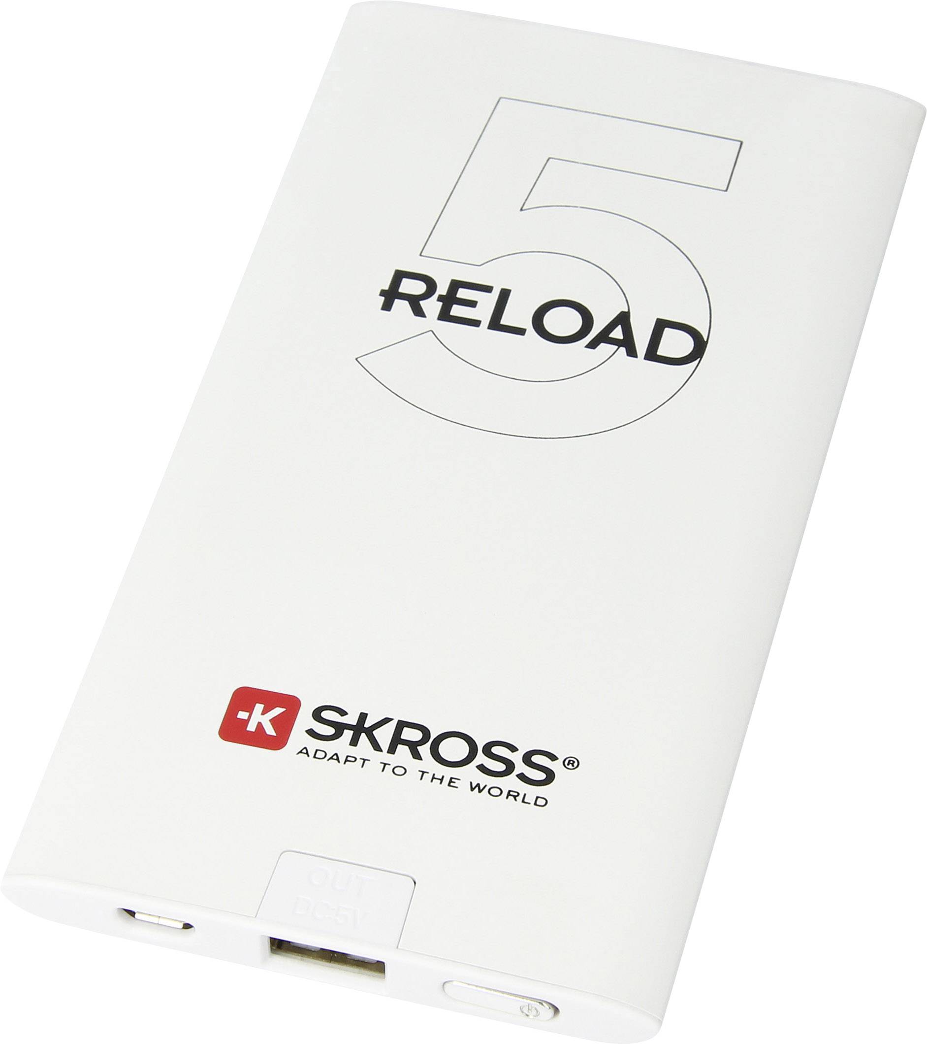 Reload 5 Powerbank 5000 mAh Li-Ion Weiß