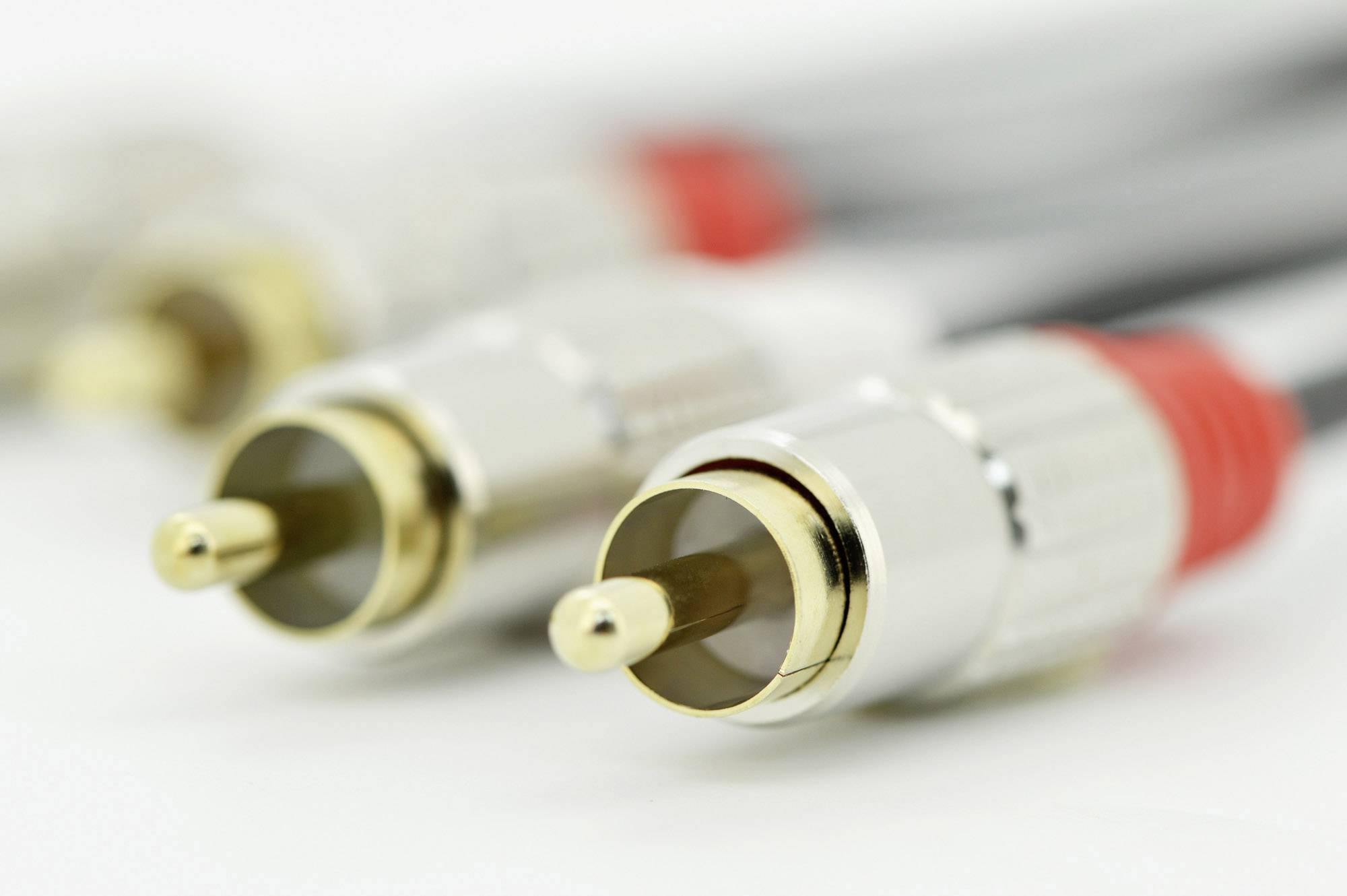 Ednet Cinch Audio Anschlusskabel [2x Cinch-Stecker - 2x Cinch-Stecker] 5m Schwarz