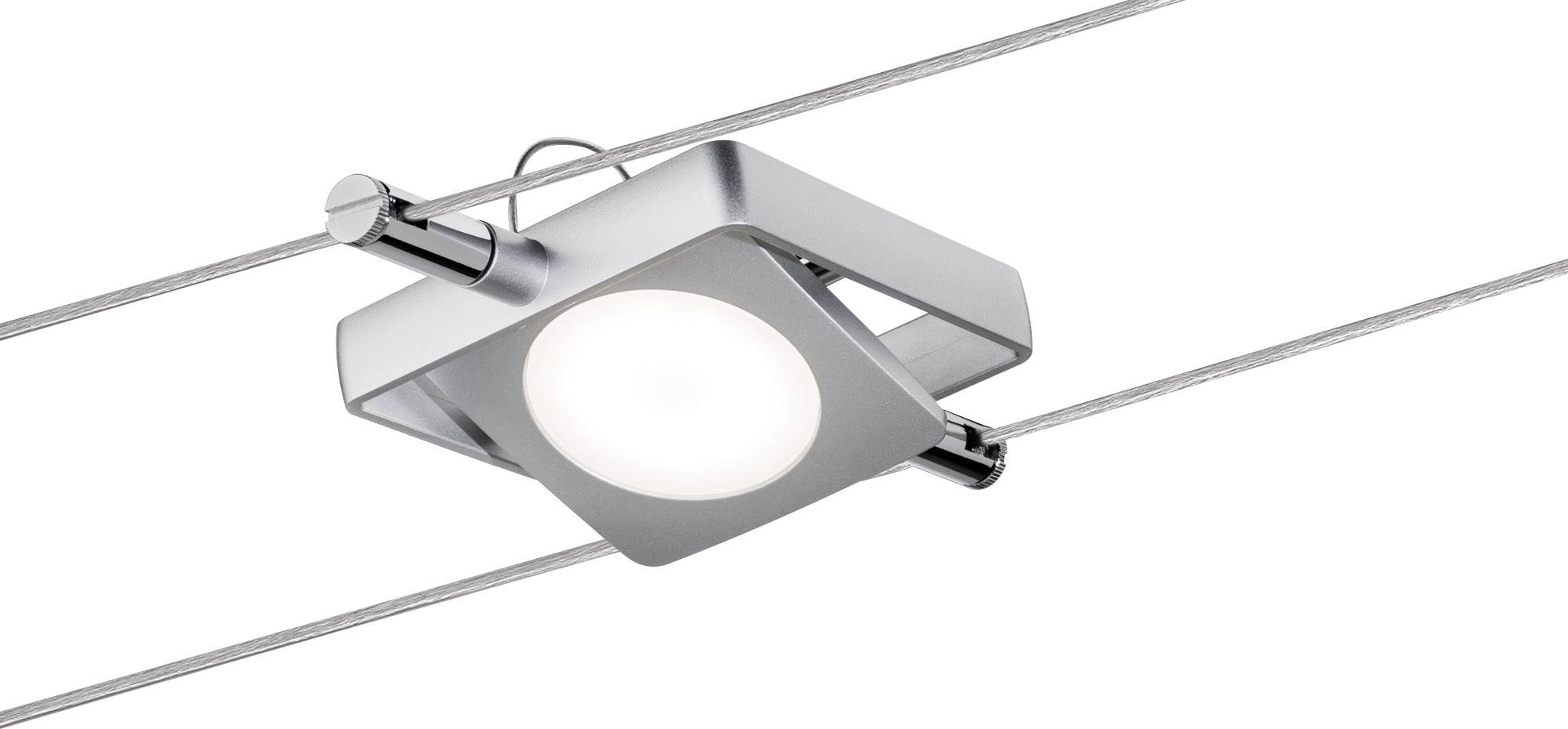 Paulmann MacLED 94108 Seil-Komplettsystem LED fest eingebaut 22W LED Chrom (matt)