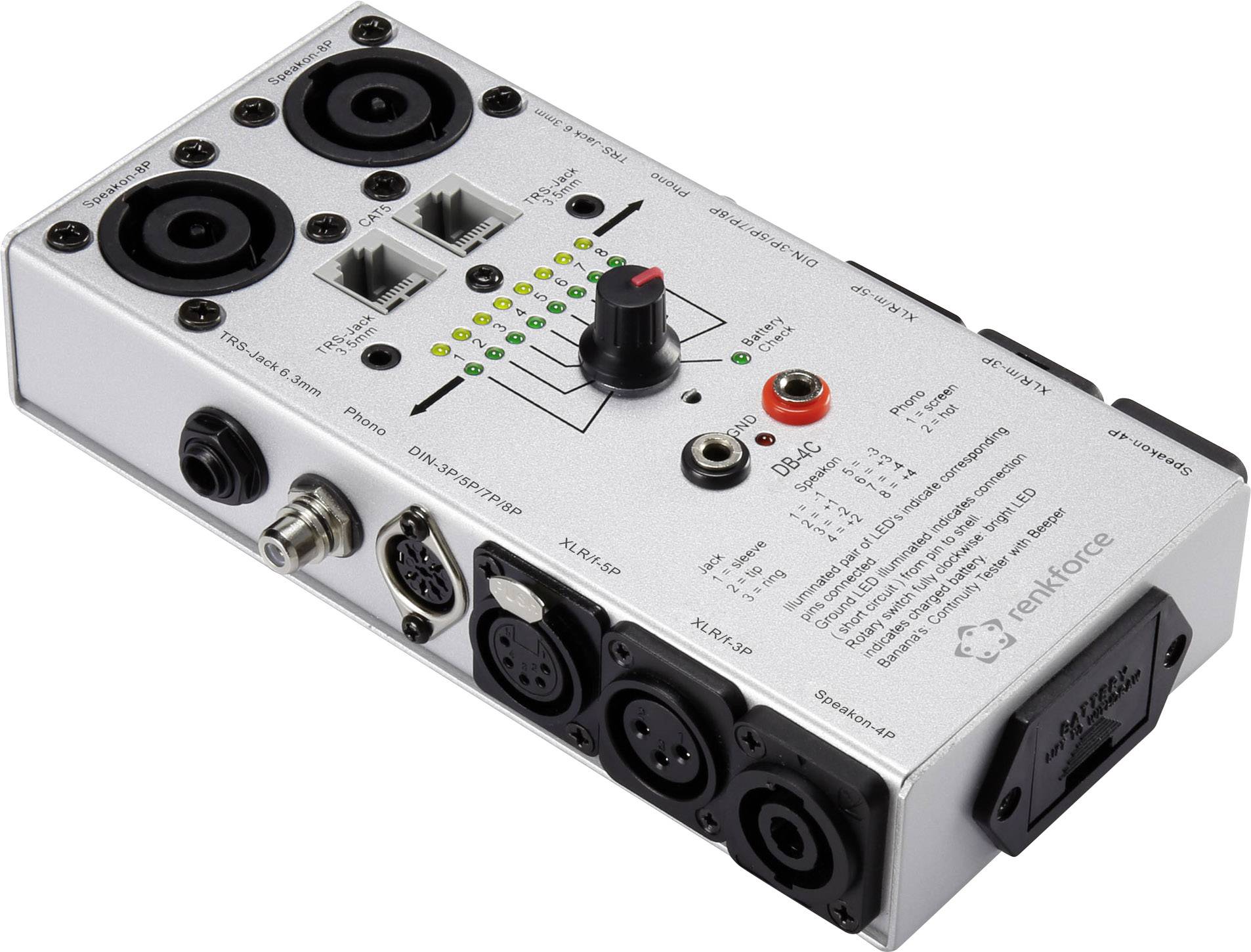 Renkforce DB-4C Kabeltester