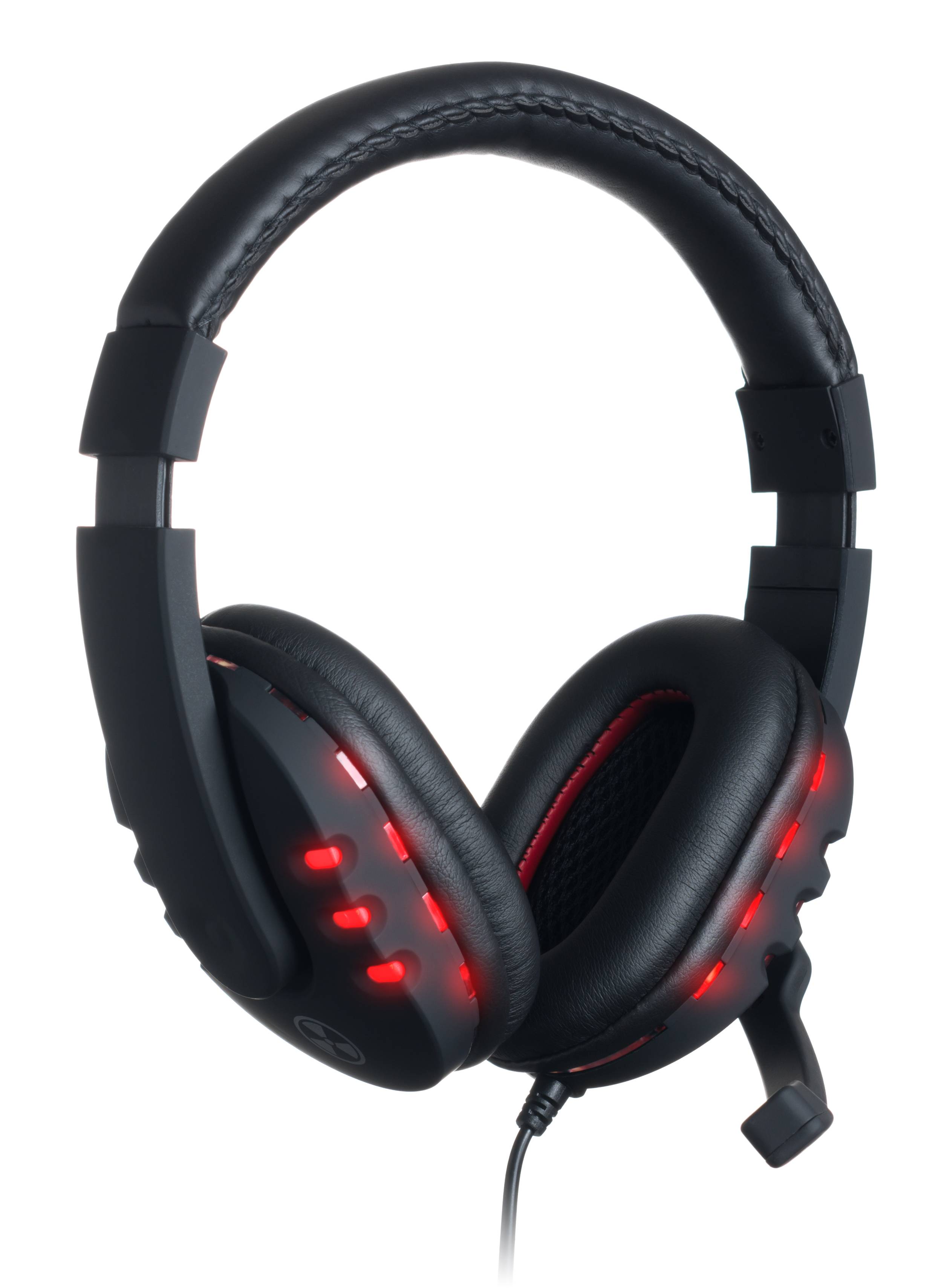 connect IT GH1000 BATTLE Over Ear Headset kabelgebunden Stereo Schwarz Lautstärkeregelung Gaming