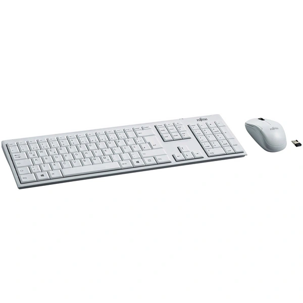 Fujitsu LX390 Funk Tastatur, Maus-Set Deutsch, QWERTZ, Windows® Weiß Fujitsu LX390 Funk Tastatur, Maus-Set Deutsch, QWERTZ, Windows® Weiß